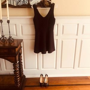 COPY - TOPSHOP Burgundy Fit and Flare Dress